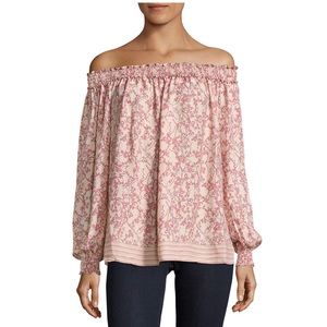 MAX STUDIO FLORAL PRINT TOP